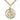 14kt Gold Filled St. Perregrine Patron Saint Medal Necklace 1 x 7/8 inches with 24 inch curb chain by Bliss
