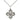 Sterling silver medium Four-Way Medal necklace 3/4 x 5/8 inches with 18 inch curb chain featuring Sacred Heart, St. Christopher, Miraculous Medal and St. Joseph, handcrafted by Bliss