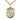 14kt gold filled St. Michael Archangel patron saint medal necklace, 1 1/4 x 7/8 inch large pendant, 24-inch chain, Bliss Manufacturing USA