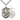 Large sterling silver St. Michael the Archangel medal necklace 1.25 x 0.875 inches on 24 inch curb chain by Bliss