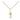 Small 14kt gold filled chalice pendant necklace 3/8 x 1/8 inch 18 inch chain by Bliss Manufacturing