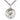Medium Sterling Silver Mary Catholic Pendant Necklace 1 inch by Bliss Manufacturing
