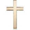Extra large 14kt solid gold Catholic cross pendant 3×1¾ inches handcrafted in USA by Bliss Manufacturing