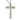 Extra Large Sterling Silver Knurled Cross Necklace 3 inch by 1¾ inch with 24 inch chain by Bliss Manufacturing