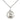 Sterling Silver Small St. Jude Patron Saint Medal Necklace 5/8 x 1/2 inch on 18 inch chain by Bliss