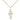 Small 14kt Gold Filled Greek Orthodox Cross Necklace with 18 inch chain, handcrafted in USA by Bliss Manufacturing