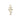 Small 14kt Solid Gold Greek Orthodox Cross Pendant, 5/8 x 1/4 inches, handcrafted in USA by Bliss Manufacturing