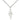 Small Sterling Silver Greek Orthodox Cross Necklace with 18 inch chain, handcrafted in USA by Bliss Manufacturing