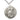 Large Sterling Silver St. Peter Patron Saint Medal Necklace 1 5/8 inches by 1 1/2 inches on 24 inch chain by Bliss