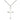 Sterling silver cross necklace medium 7/8 inch pendant with 18 inch chain handcrafted by Bliss USA