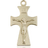 14kt Solid Gold Large Celtic Crucifix Pendant 1.5x0.875 inch handcrafted by Bliss Manufacturing USA