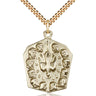 14kt gold filled Apostles Holy Spirit pendant necklace large 1 1/4 inch with 24 inch chain by Bliss