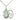 Sterling Silver Our Lady of Medjugorje Medal Necklace with 7/8 x 1/2 inch pendant on 18 inch chain by Bliss