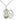 Sterling silver Our Lady of Medjugorje Catholic medal necklace with 18 inch chain, 7/8 x 1/2 inch pendant, handcrafted by Bliss Manufacturing