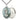 Large Sterling Silver Medjugorje Our Lady Pendant Necklace 1 3/8 x 7/8 inch with 24 inch Chain Bliss USA