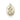 Large 14kt solid gold Our Lady of Medjugorje medal pendant 1 3/8 x 7/8 inches by Bliss Manufacturing