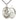 Sterling Silver Large Our Lady of Medjugorje Medal Necklace 1 3/8 inch Pendant 24 inch Chain Bliss