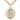 14kt Gold Filled St. Michael the Archangel patron saint medal necklace with 24 inch curb chain by Bliss Manufacturing