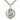 Sterling Silver St. Michael the Archangel Medal Necklace 1x7/8 inch with 24 inch Curb Chain by Bliss