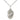Sterling Silver Medium Miraculous Medal Necklace 7/8 x 1/2 inches with 18 inch Chain by Bliss