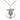 Sterling Silver Anchor Crucifix Necklace with detailed anchor base design, 1 inch pendant on 18 inch chain, handmade by Bliss