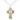 Gold Filled Medium Celtic Cross Necklace 1 x 5/8 inches with 18 inch lite curb chain by Bliss