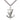 Sterling silver anchor and eagle pendant necklace 1 inch by 5/8 inch with 24 inch chain handcrafted by Bliss