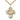 Large Gold Filled Apparitions Medal Necklace 1.25 x 1 inch pendant on 24 inch curb chain by Bliss