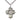 Large Sterling Silver Apparitions Medal Necklace 1.25 x 1 inch pendant on 24 inch curb chain by Bliss