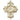 14kt solid gold large five-way firefighter medal pendant 1.25 x 1 inch handcrafted by Bliss Manufacturing