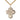 14kt gold filled large Blended Family 5-Way medal necklace with 24 inch chain handcrafted by Bliss Manufacturing
