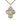 14kt Gold Filled Large Sacred Heart 5-Way Medal Necklace 1.25 inch with 24 inch Chain by Bliss Manufacturing