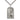 Sterling silver St. Christopher patron saint medal necklace medium 1 1/8 x 5/8 inch with 24 inch chain USA Bliss