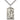 Sterling Silver St. Francis Patron Saint Medal Necklace 1 1/8 x 5/8 inches with 24 inch chain by Bliss