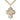 14kt Gold Filled Carmelite 4-Way Medal Necklace 1 1/8 x 1 inch with 24 inch chain by Bliss