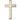 Large 14kt solid gold Catholic cross pendant 1 3/4 inch handcrafted by Bliss