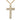 Large 14kt gold filled knurled textured Catholic cross necklace 1 3/4 inch pendant 24 inch chain Bliss