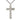 Sterling Silver Large Knurled Cross Necklace 1 3/4 x 1 inches with 24 inch chain by Bliss