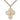 Large 14kt gold filled Five-Way Medal necklace 1 3/8 inch with 24 inch curb chain by Bliss Manufacturing USA