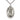Large Sterling Silver St. Christopher Patron Saint Medal Necklace 1 5/8x1 inch with 24 inch Chain by Bliss