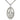 Large Sterling Silver Miraculous Medal Necklace 1 5/8 x 1 with 24 inch chain handcrafted by Bliss
