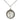 Sterling Silver St. Kateri Tekakwitha patron saint medal necklace 3/4 inch by 5/8 inch on 18 inch curb chain handcrafted by Bliss