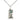 Sterling silver Miraculous Medal necklace with 3/4 inch pendant on 18 inch chain handcrafted by Bliss