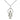 Sterling silver medium Miraculous Medal necklace 7/8 inch pendant 18 inch chain by Bliss Manufacturing
