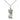 Sterling Silver St. Christopher Medal Necklace 7/8 inch pendant on 18 inch sterling chain, handcrafted by Bliss Manufacturing USA
