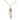 Gold Filled Madonna Pendant Necklace 1 x 1/4 inch with 18 inch Curb Chain by Bliss Manufacturing