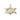 14kt solid gold medium I Am Star medal pendant 3/4 x 3/4 inch handcrafted by Bliss Manufacturing USA