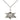 Sterling silver medium I Am star pendant necklace 3/4 x 3/4 inch with 18 inch chain by Bliss Manufacturing