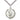 Sterling Silver St. Bernadette Patron Saint Medal Necklace 1 x 7/8 inch with 24 inch chain by Bliss