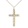 14kt Gold Filled Large Cross Necklace 1 1/4 x 3/4 inches with 18 inch chain by Bliss